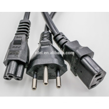 Hohe Qualität Schweiz 3 Pin Stecker ac Power Kabel für Laptop Netzkabel